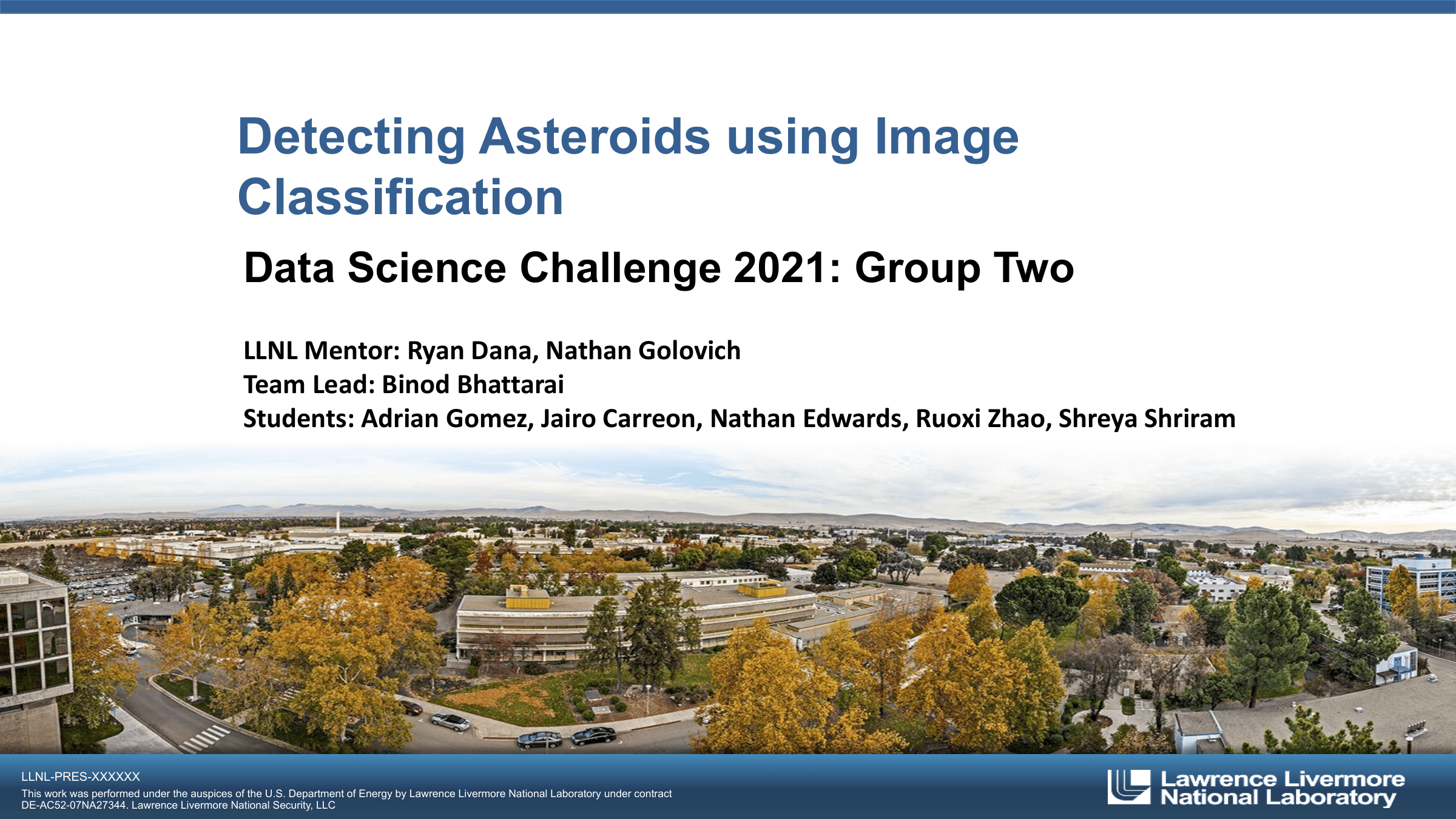 Slides preview: Detecting Asteroids using Image Classification